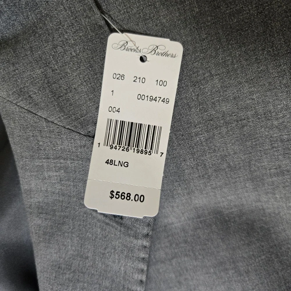 NEW Brooks Brothers Explorer Collection Wool Suit Jacket Blazer 48L Canonico